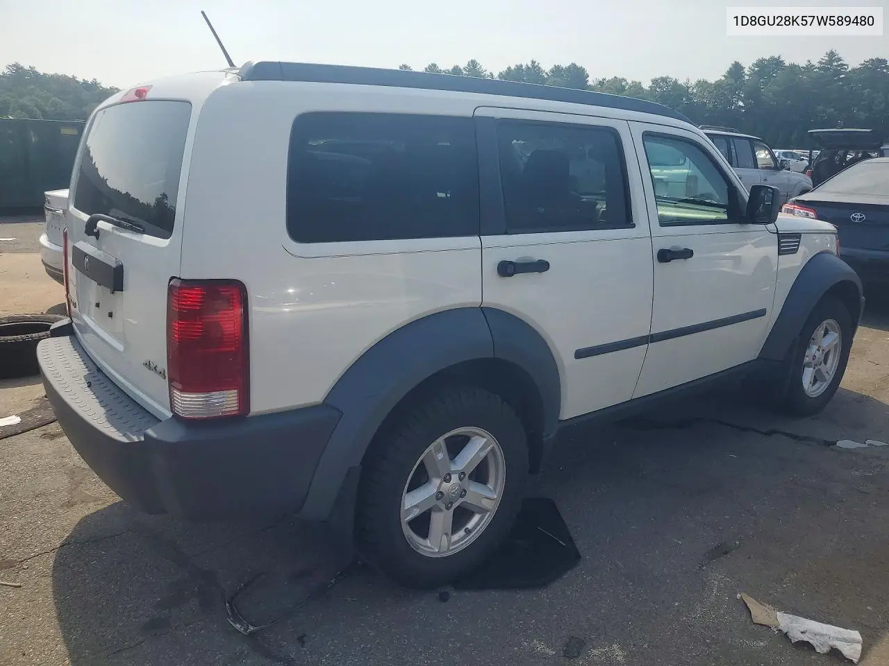 2007 Dodge Nitro VIN: 1D8GU28K57W589480 Lot: 59100376
