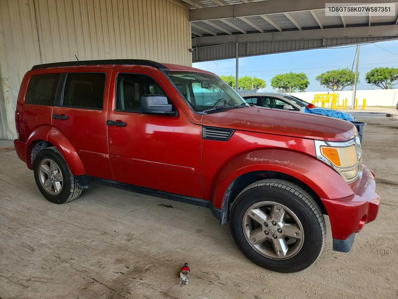 2007 Dodge Nitro Slt VIN: 1D8GT58K07W587351 Lot: 59249896