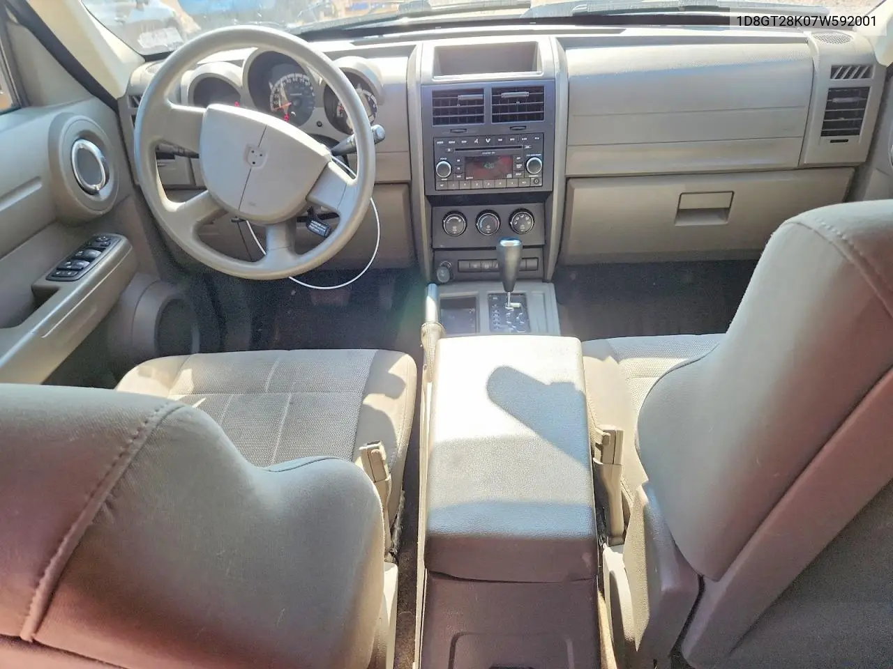2007 Dodge Nitro Sxt VIN: 1D8GT28K07W592001 Lot: 59779316