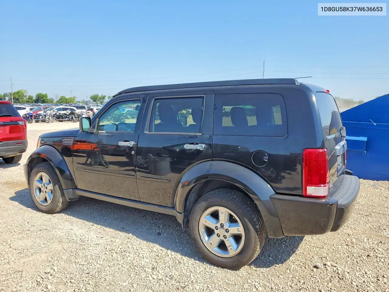 2007 Dodge Nitro Slt VIN: 1D8GU58K37W636653 Lot: 60689086