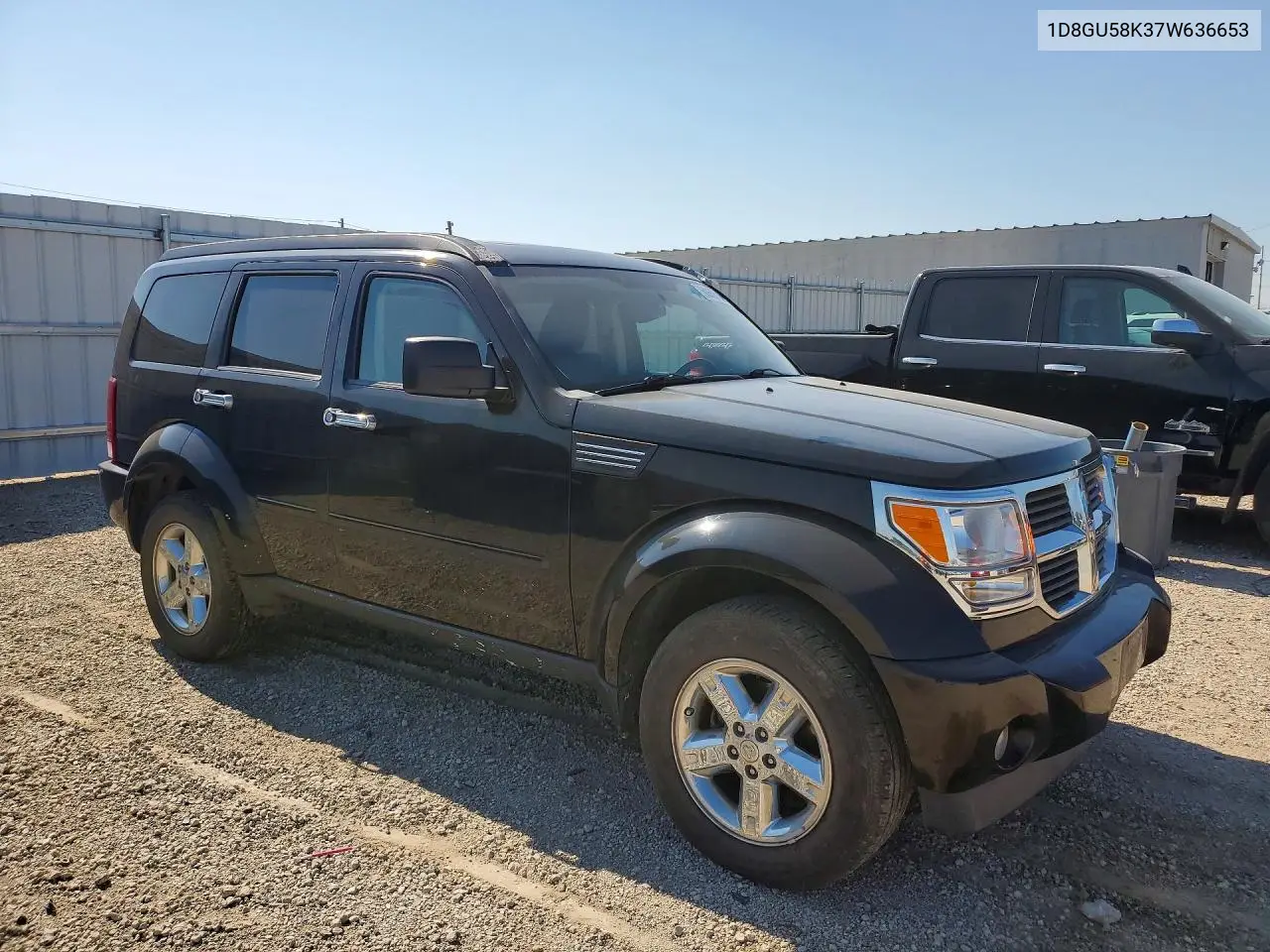 2007 Dodge Nitro Slt VIN: 1D8GU58K37W636653 Lot: 60689086