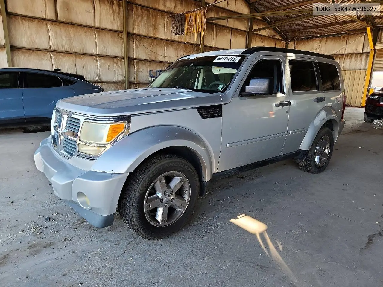 2007 Dodge Nitro Slt VIN: 1D8GT58K47W736327 Lot: 60718876