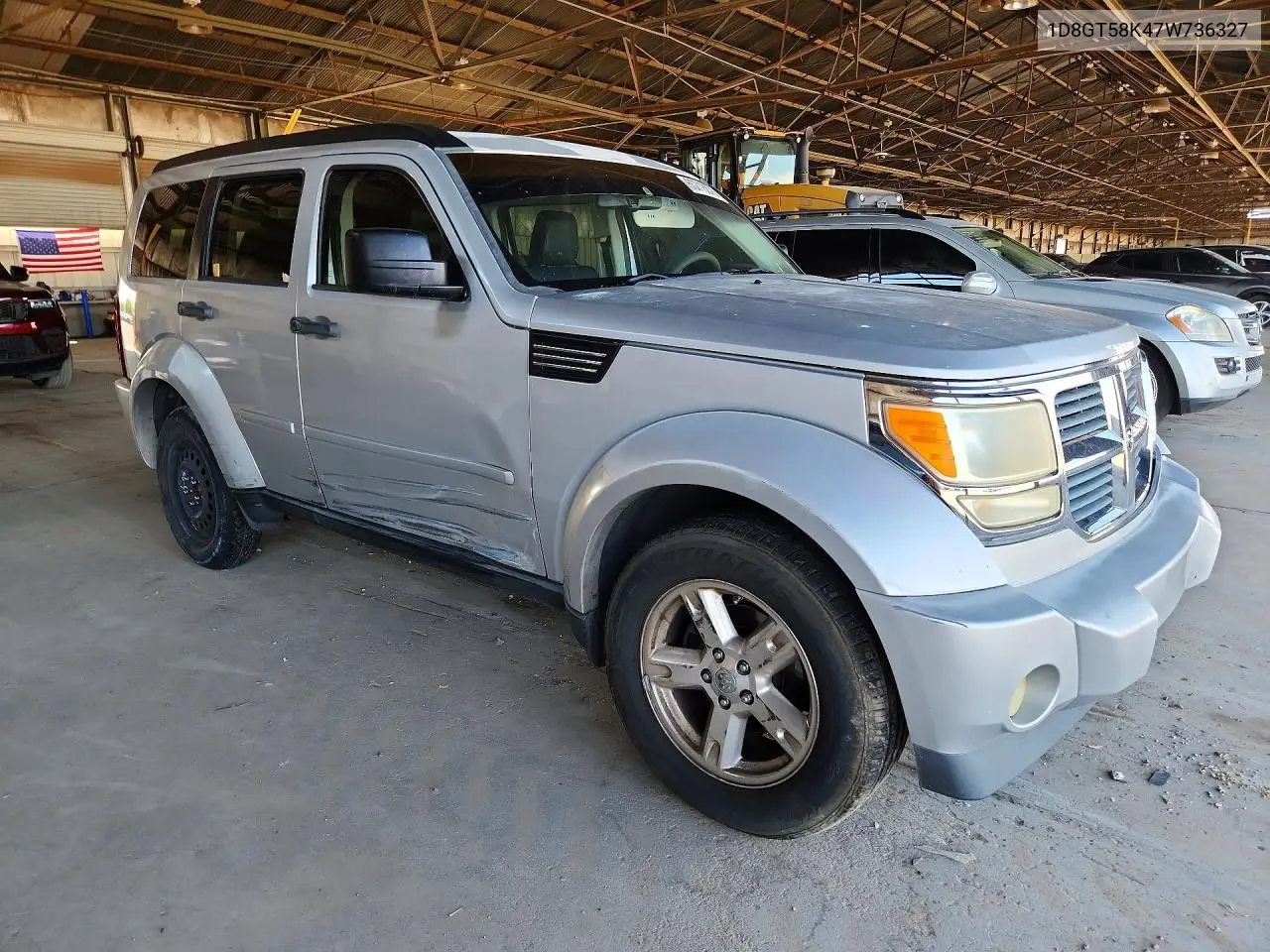 2007 Dodge Nitro Slt VIN: 1D8GT58K47W736327 Lot: 60718876