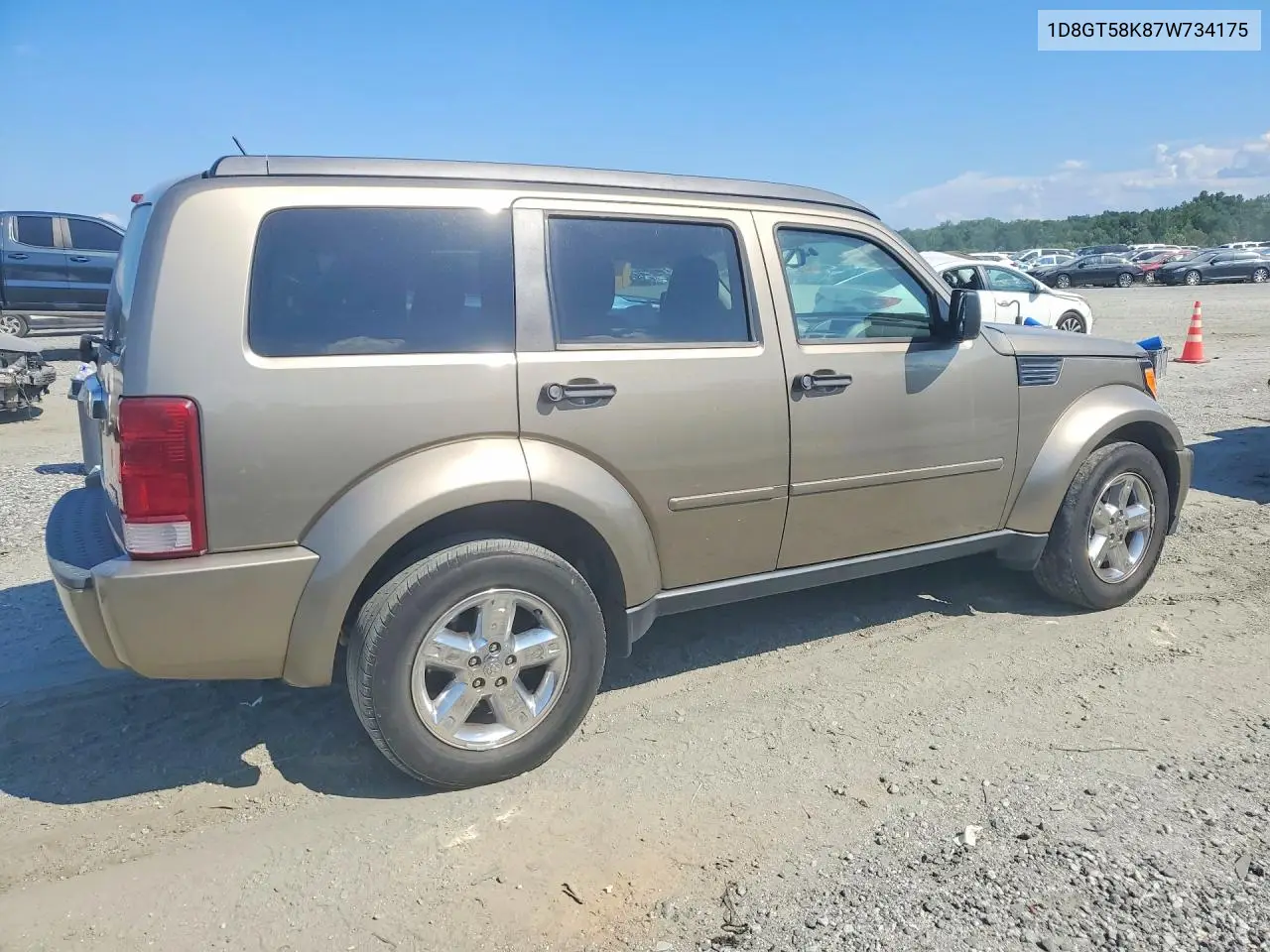 2007 Dodge Nitro Slt VIN: 1D8GT58K87W734175 Lot: 61060026