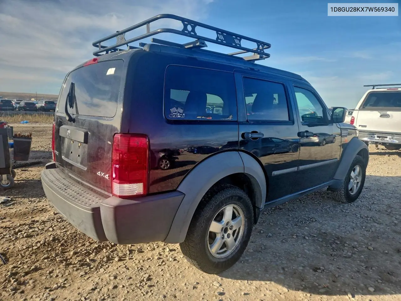 2007 Dodge Nitro Sxt VIN: 1D8GU28KX7W569340 Lot: 96023345