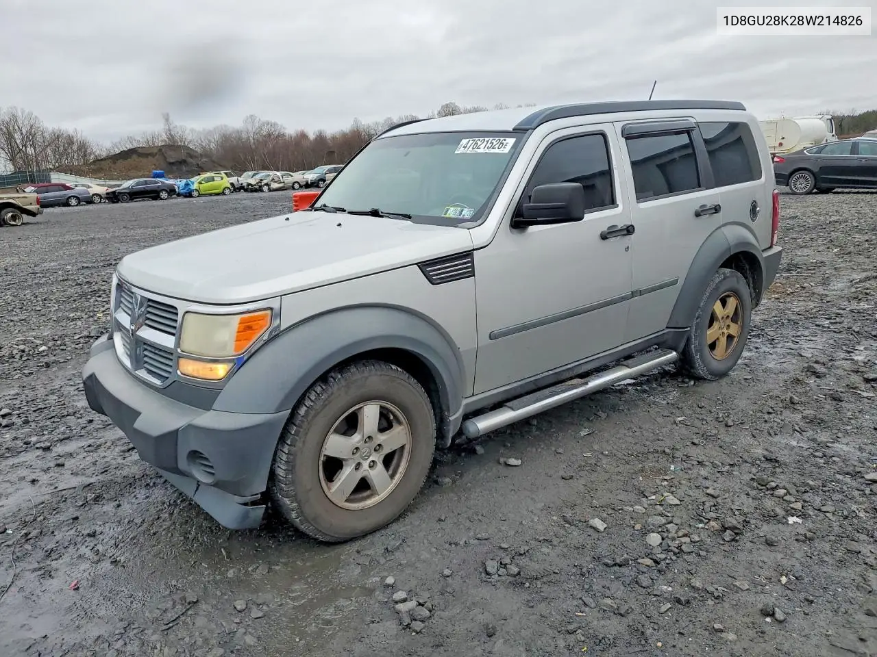 2008 Dodge Nitro Sxt VIN: 1D8GU28K28W214826 Lot: 47621526