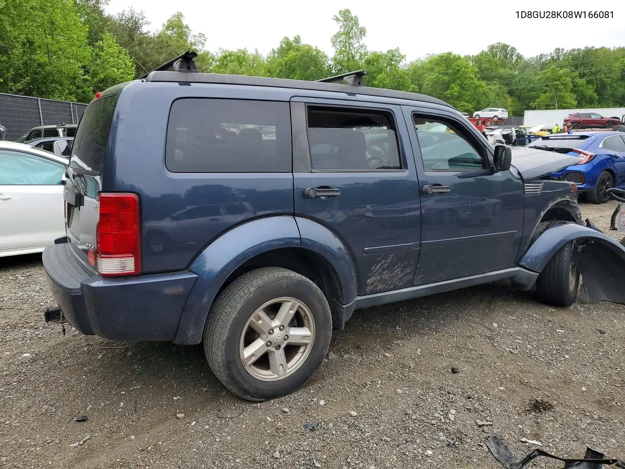 2008 Dodge Nitro Sxt VIN: 1D8GU28K08W166081 Lot: 51145726