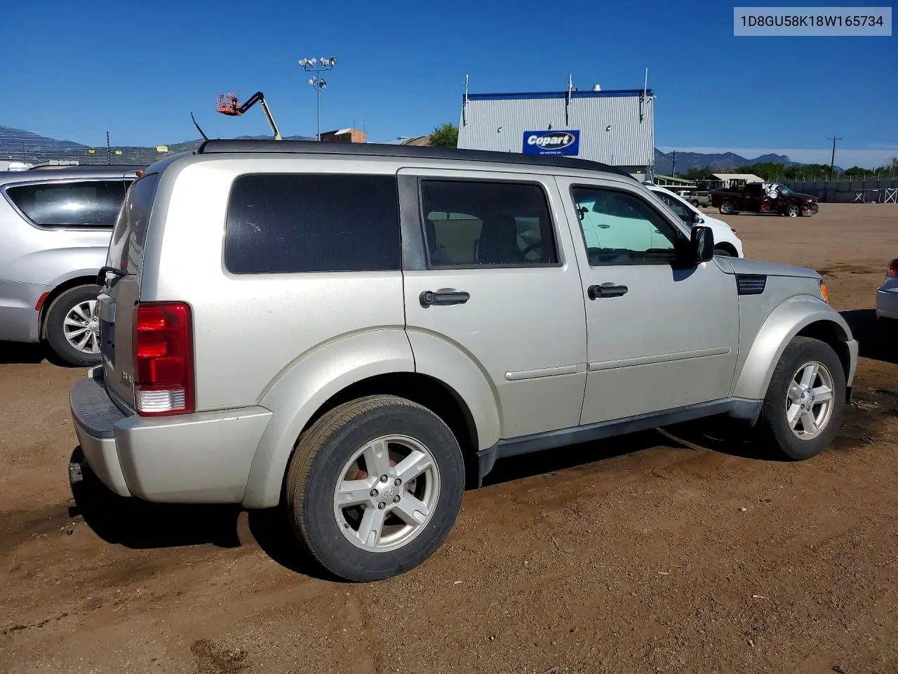2008 Dodge Nitro Slt VIN: 1D8GU58K18W165734 Lot: 56372796