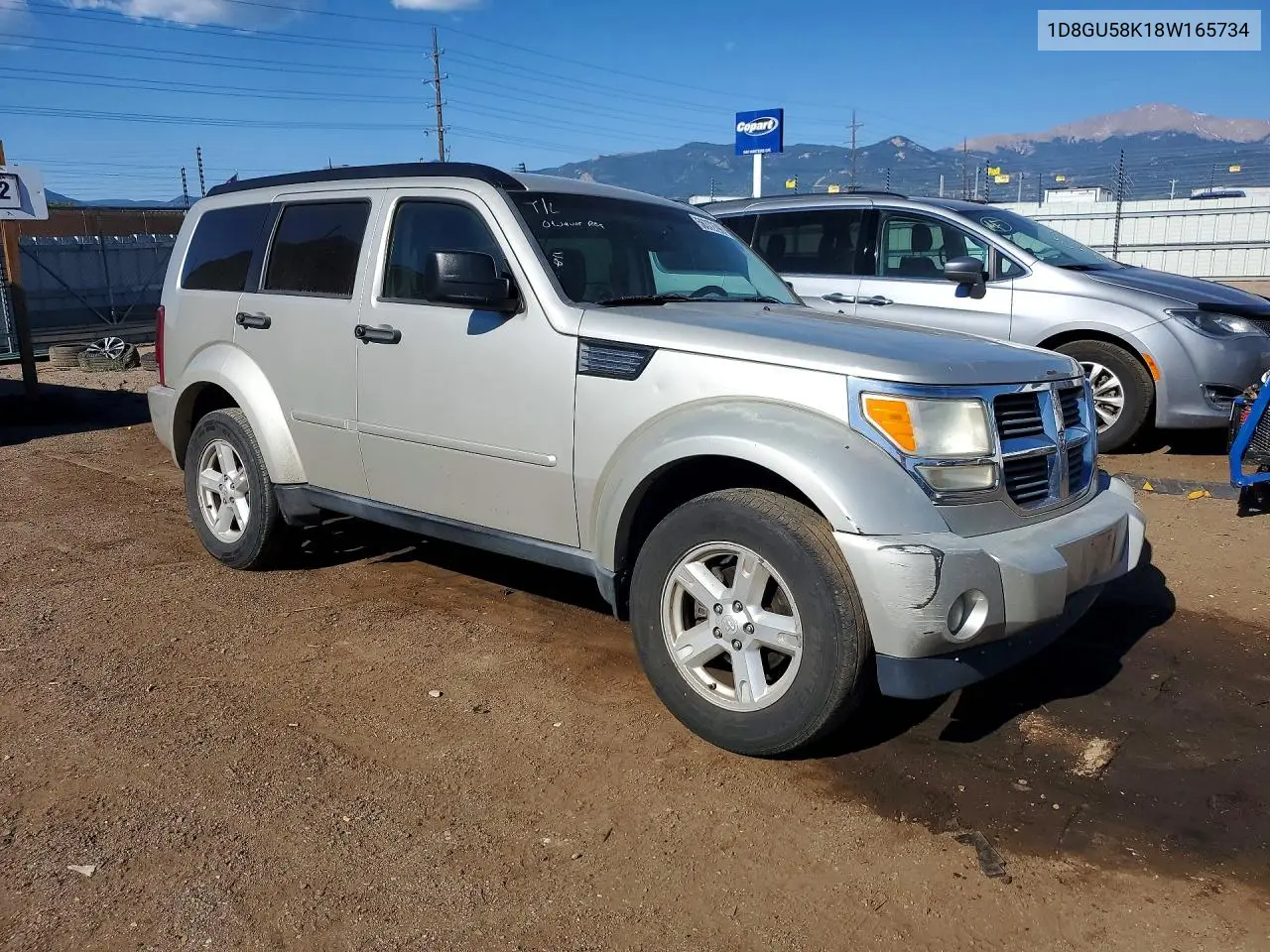 2008 Dodge Nitro Slt VIN: 1D8GU58K18W165734 Lot: 56372796