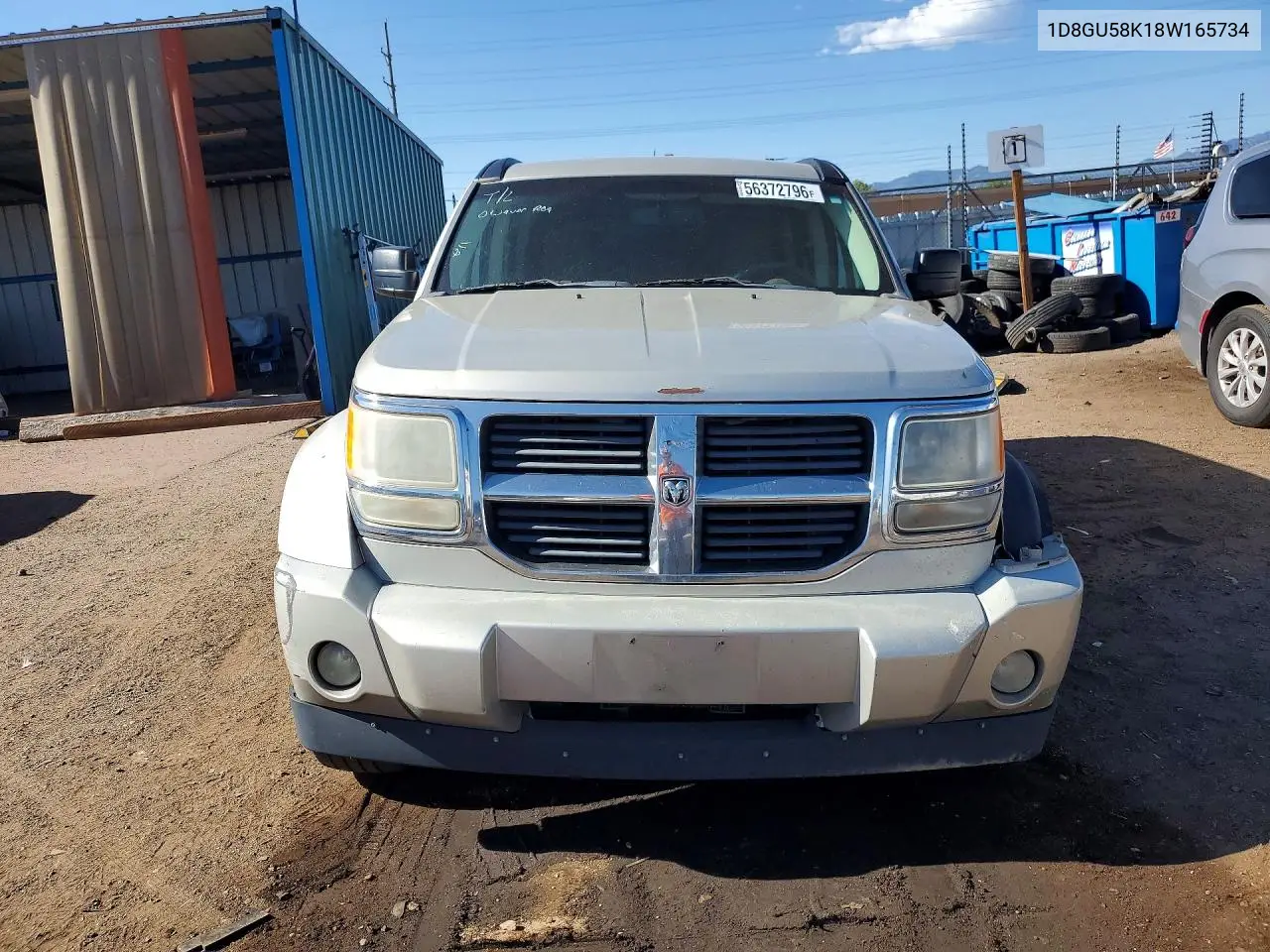 2008 Dodge Nitro Slt VIN: 1D8GU58K18W165734 Lot: 56372796