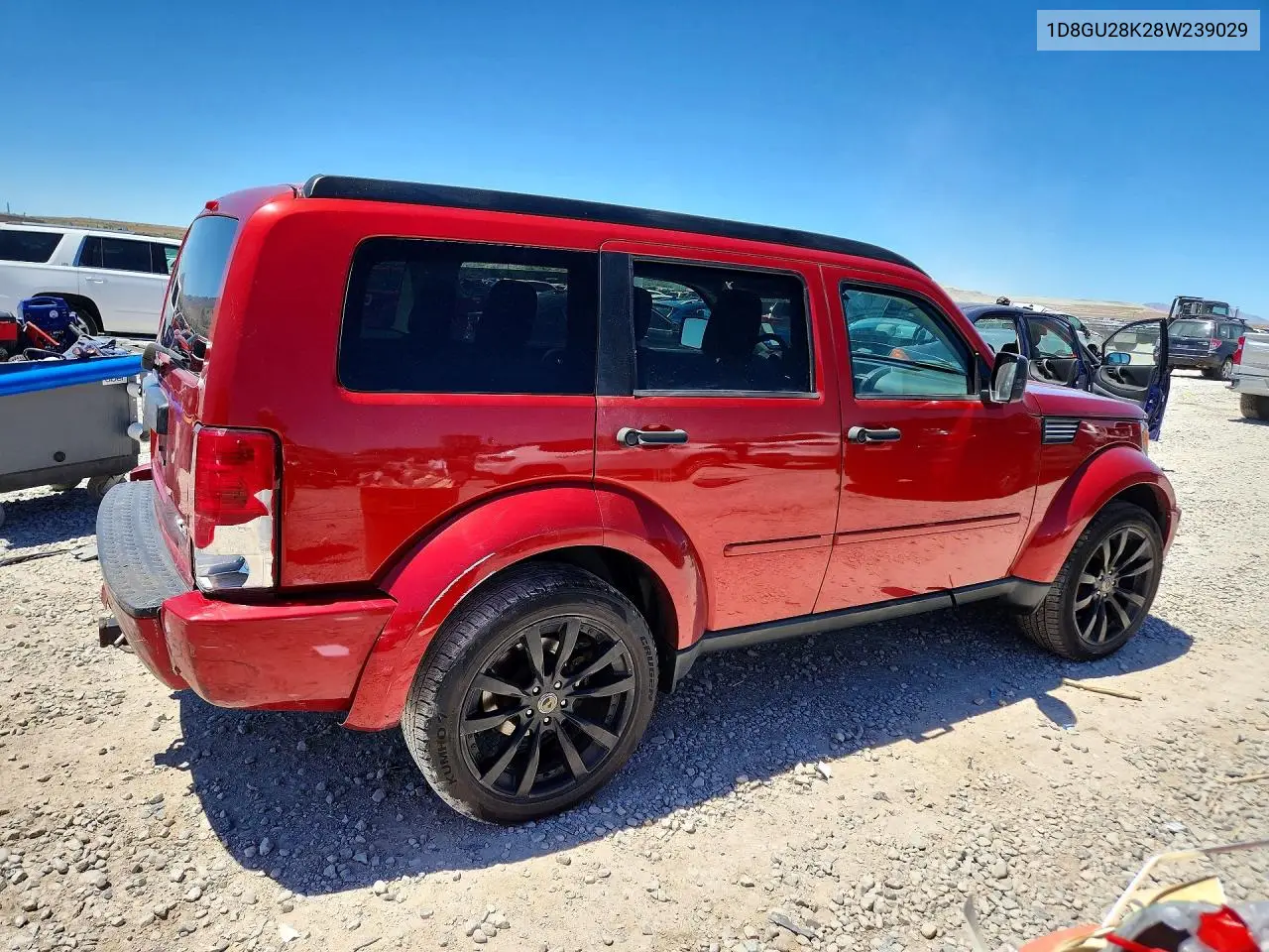 2008 Dodge Nitro Sxt VIN: 1D8GU28K28W239029 Lot: 57021186