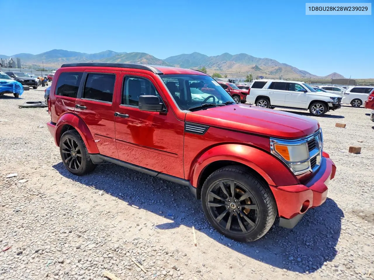 2008 Dodge Nitro Sxt VIN: 1D8GU28K28W239029 Lot: 57021186
