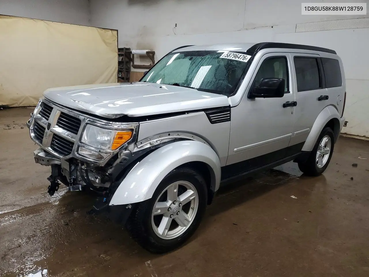 2008 Dodge Nitro Slt VIN: 1D8GU58K88W128759 Lot: 58796476