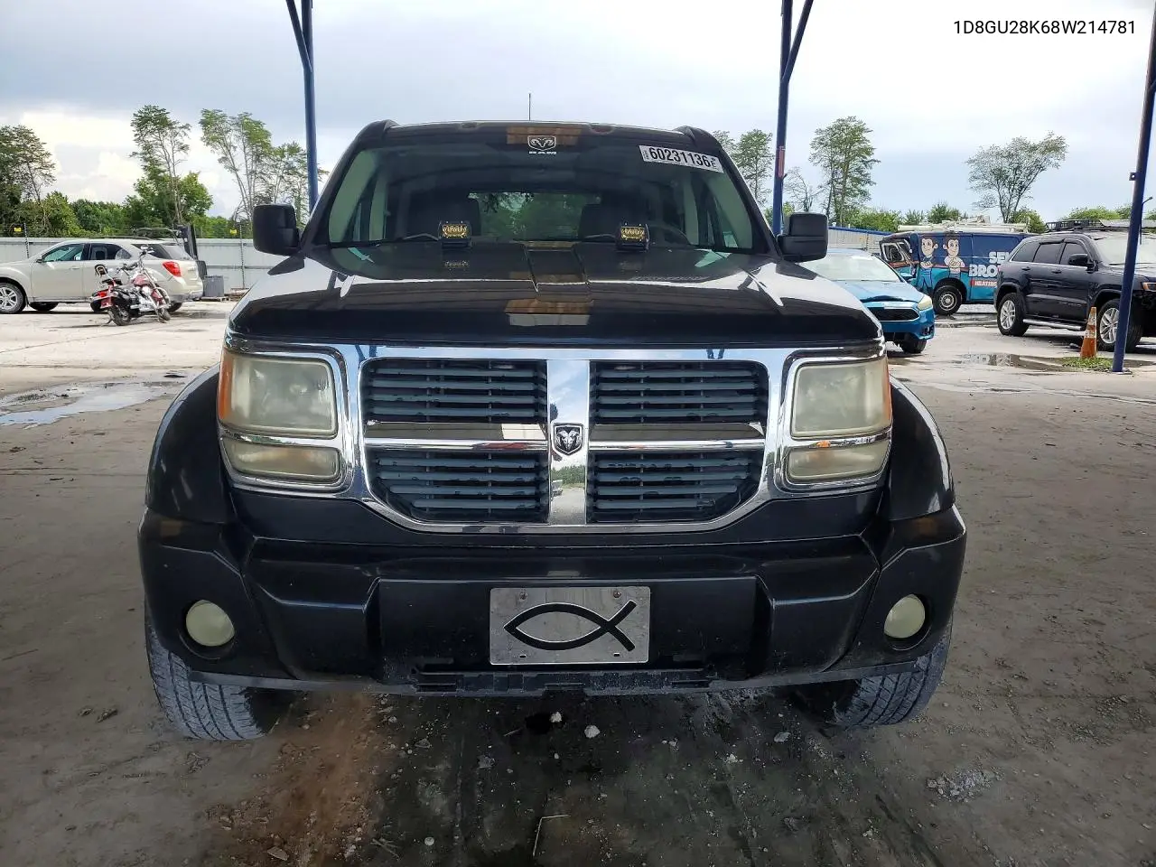 2008 Dodge Nitro Sxt VIN: 1D8GU28K68W214781 Lot: 60231136