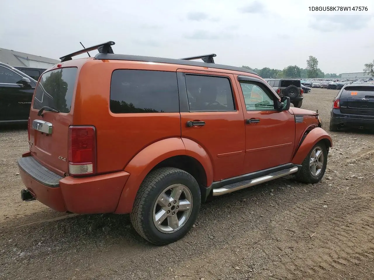 2008 Dodge Nitro Slt VIN: 1D8GU58K78W147576 Lot: 61140086