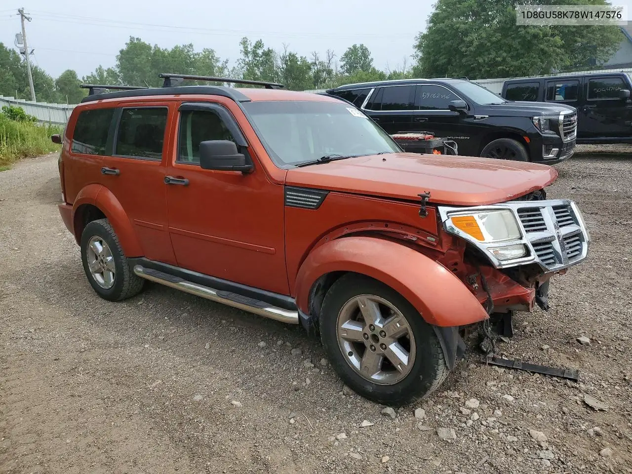 2008 Dodge Nitro Slt VIN: 1D8GU58K78W147576 Lot: 61140086