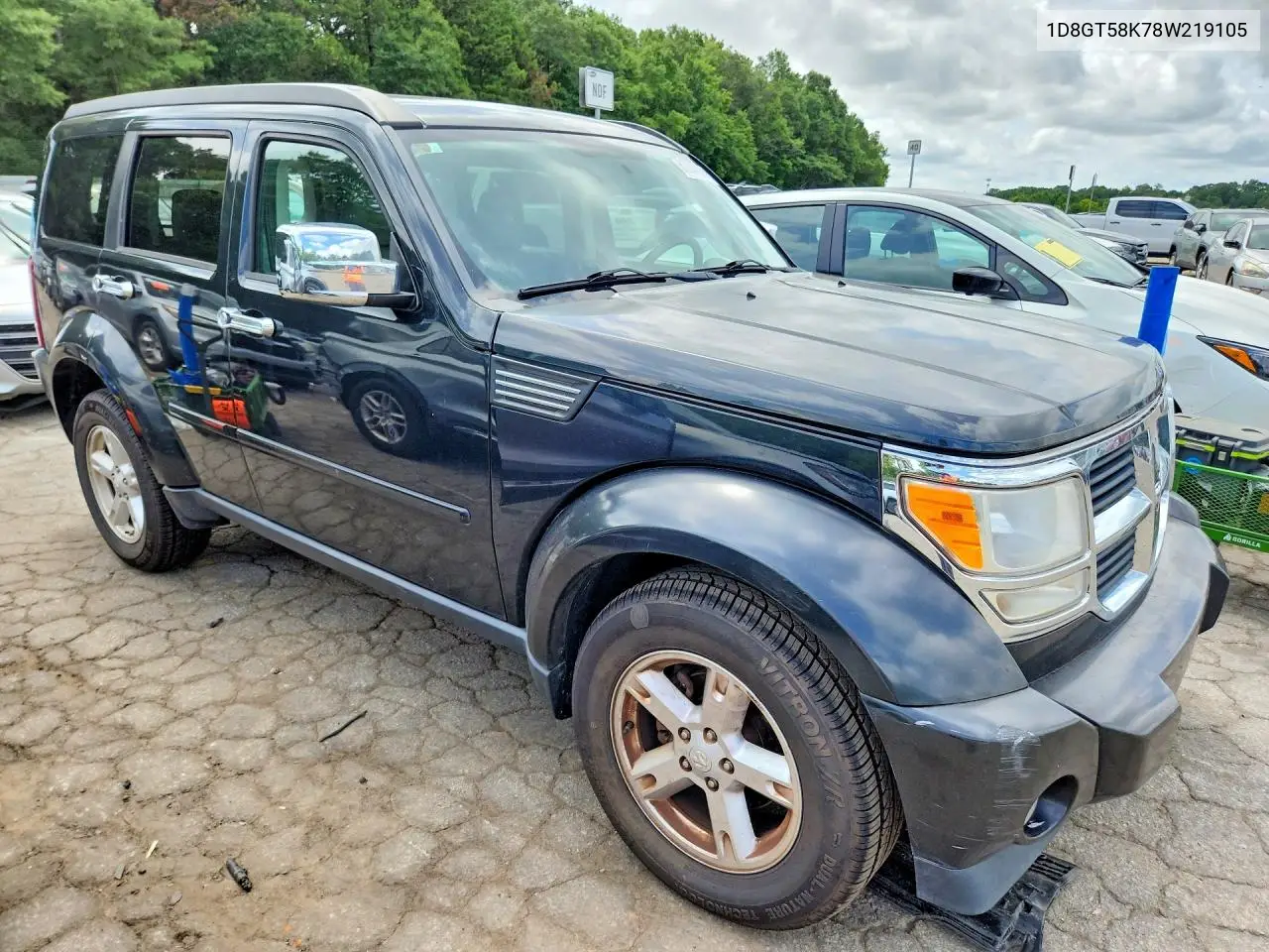 2008 Dodge Nitro Slt VIN: 1D8GT58K78W219105 Lot: 61604086
