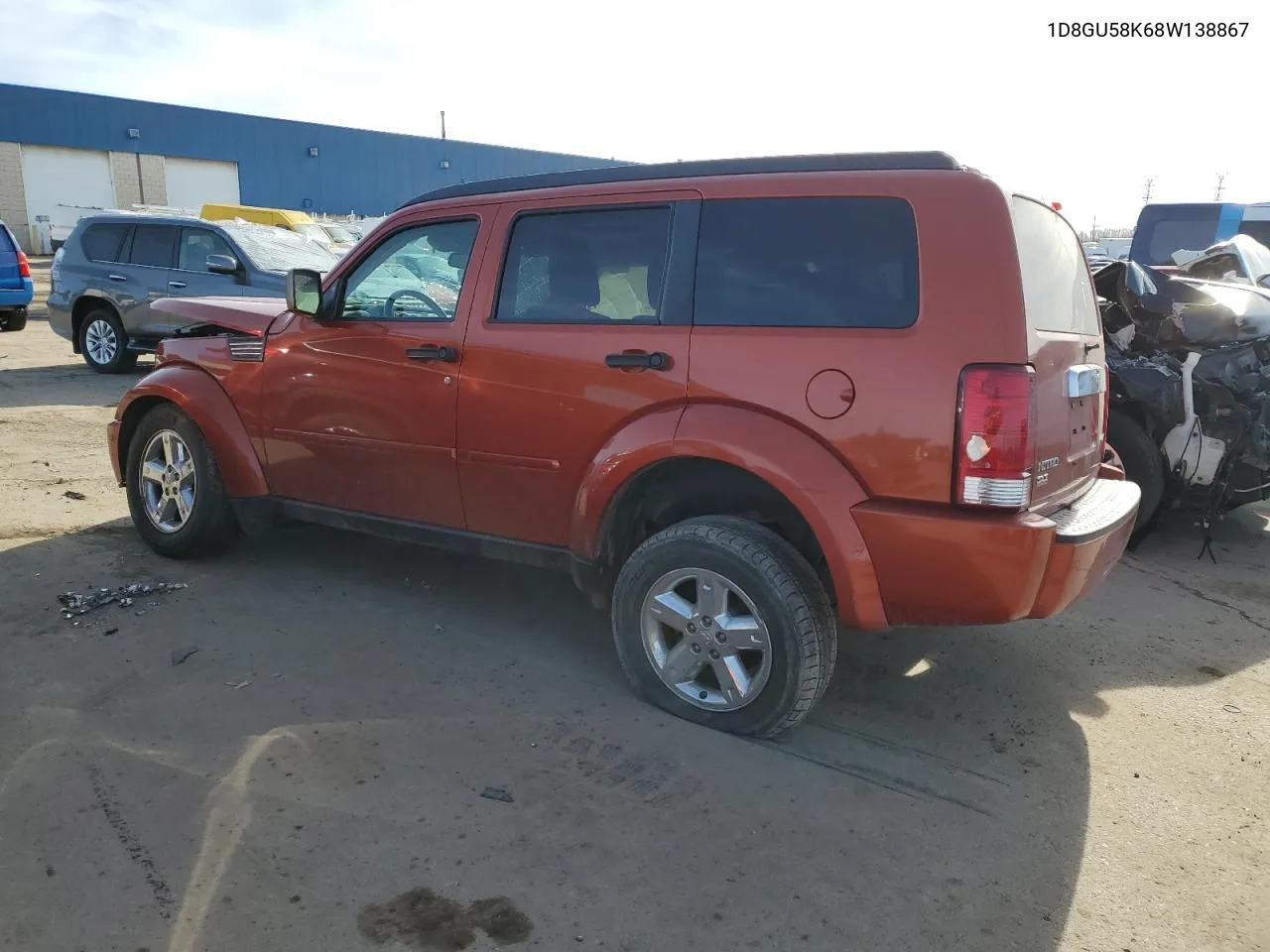 2008 Dodge Nitro Slt VIN: 1D8GU58K68W138867 Lot: 61634014