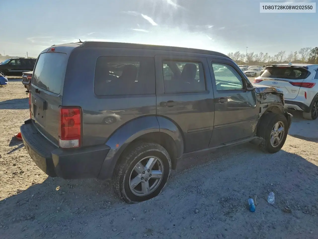 2008 Dodge Nitro Sxt VIN: 1D8GT28K08W202550 Lot: 73866715