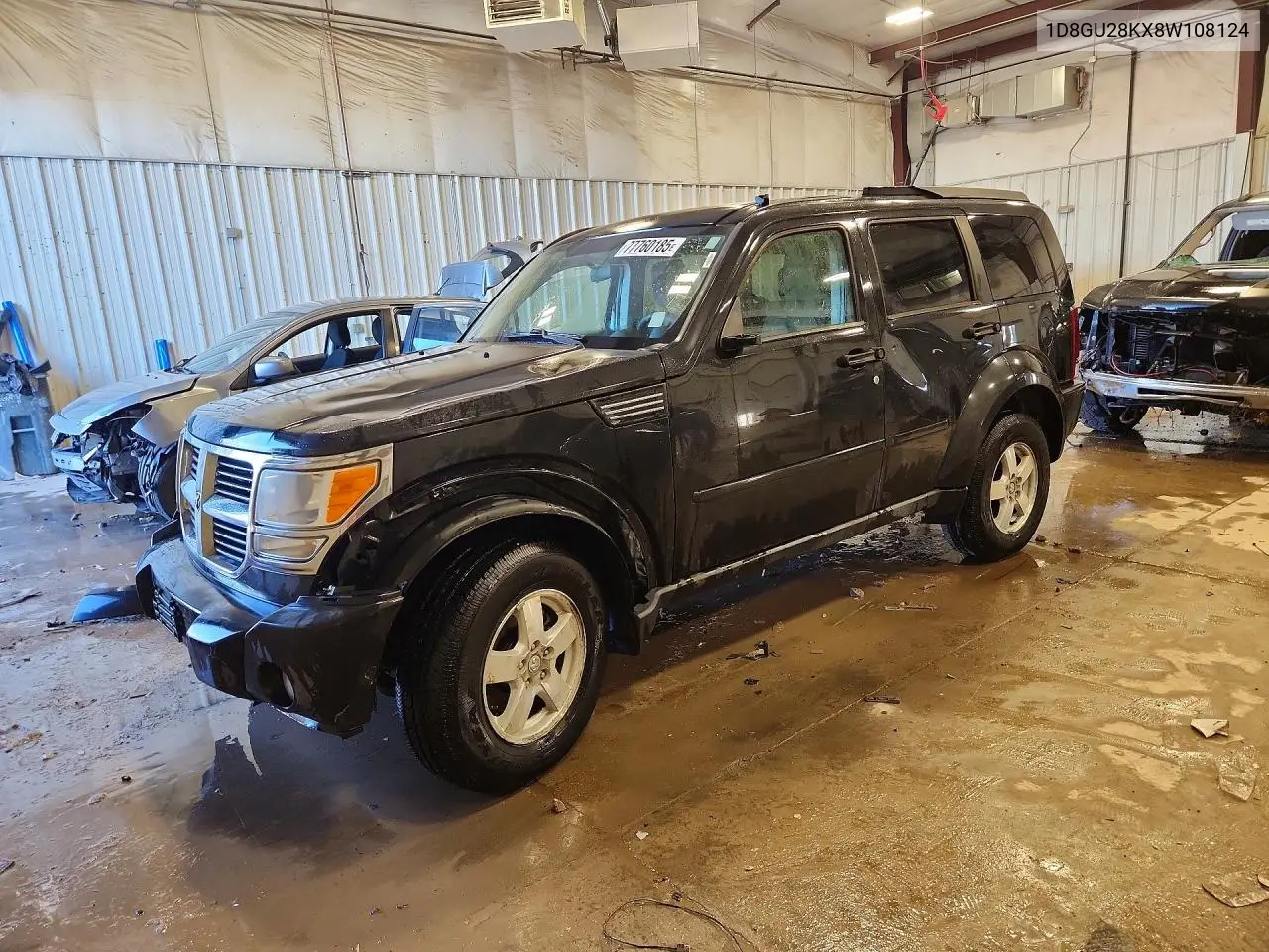 2008 Dodge Nitro Sxt VIN: 1D8GU28KX8W108124 Lot: 77760185