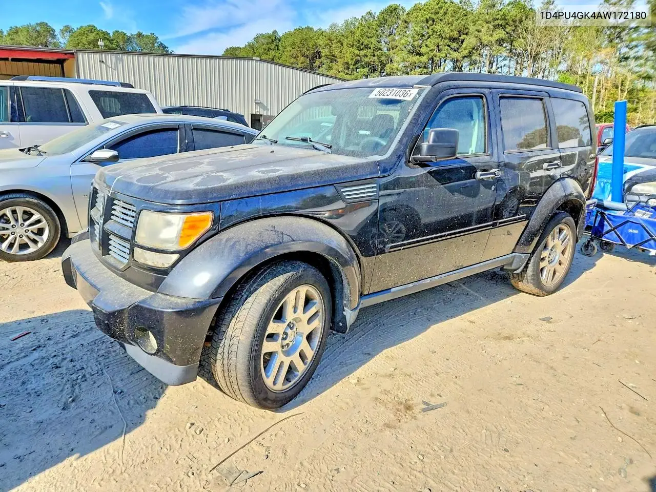 2010 Dodge Nitro Heat VIN: 1D4PU4GK4AW172180 Lot: 50231036