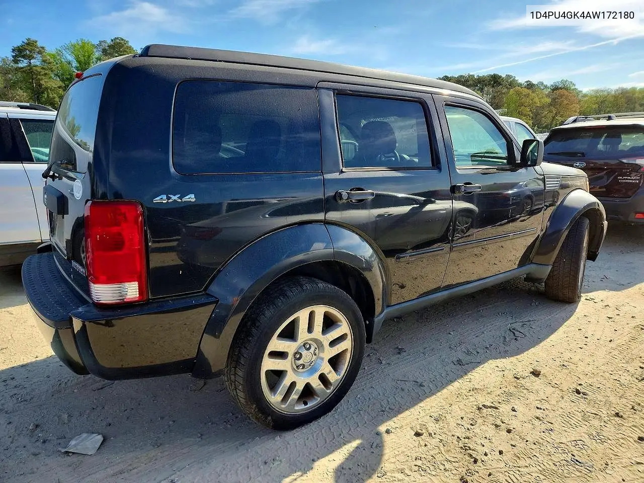 2010 Dodge Nitro Heat VIN: 1D4PU4GK4AW172180 Lot: 50231036