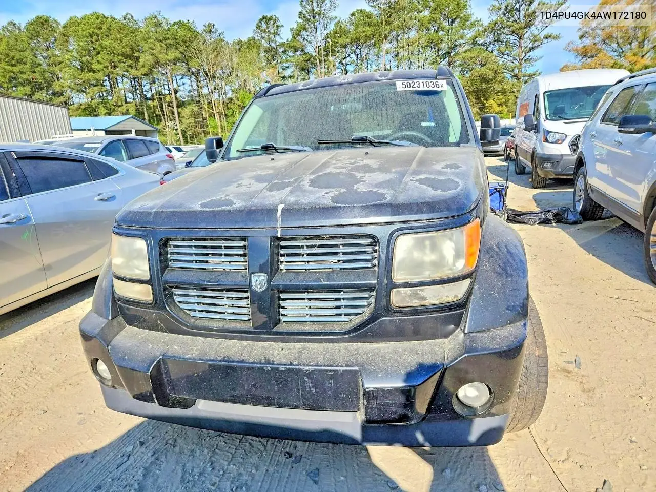 2010 Dodge Nitro Heat VIN: 1D4PU4GK4AW172180 Lot: 50231036