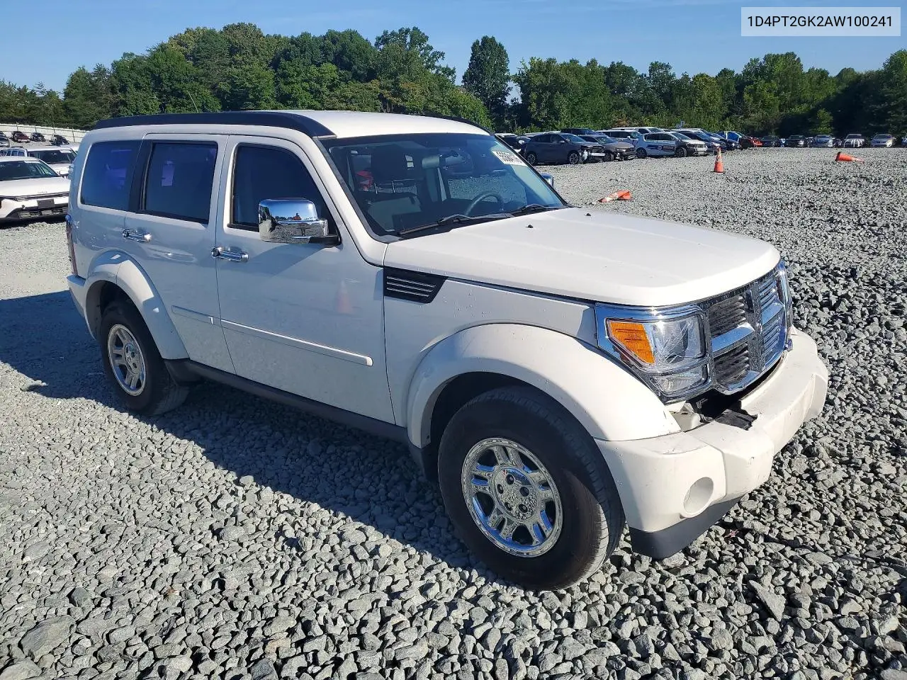 2010 Dodge Nitro Se VIN: 1D4PT2GK2AW100241 Lot: 55884176