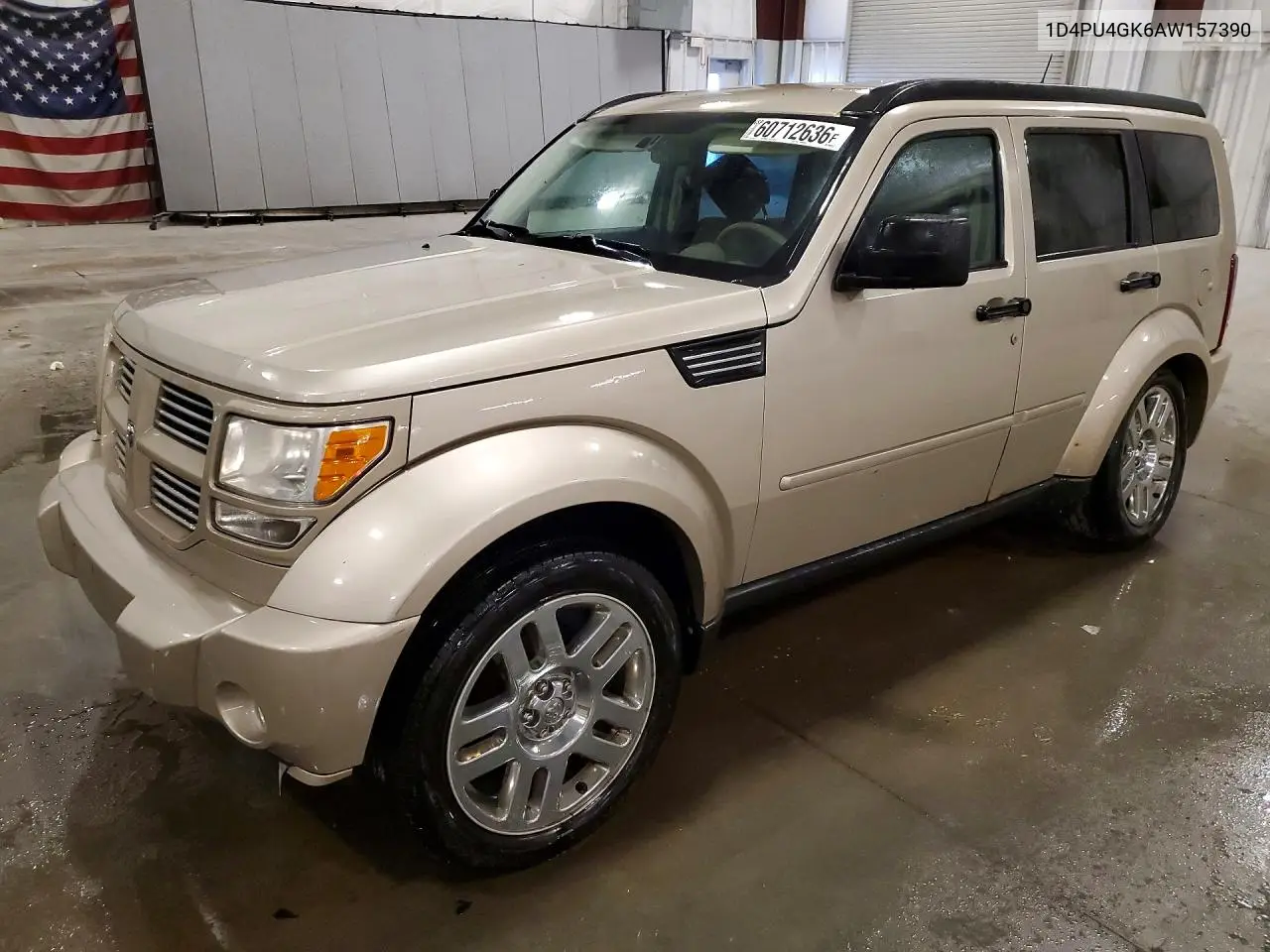 2010 Dodge Nitro Heat VIN: 1D4PU4GK6AW157390 Lot: 60712636