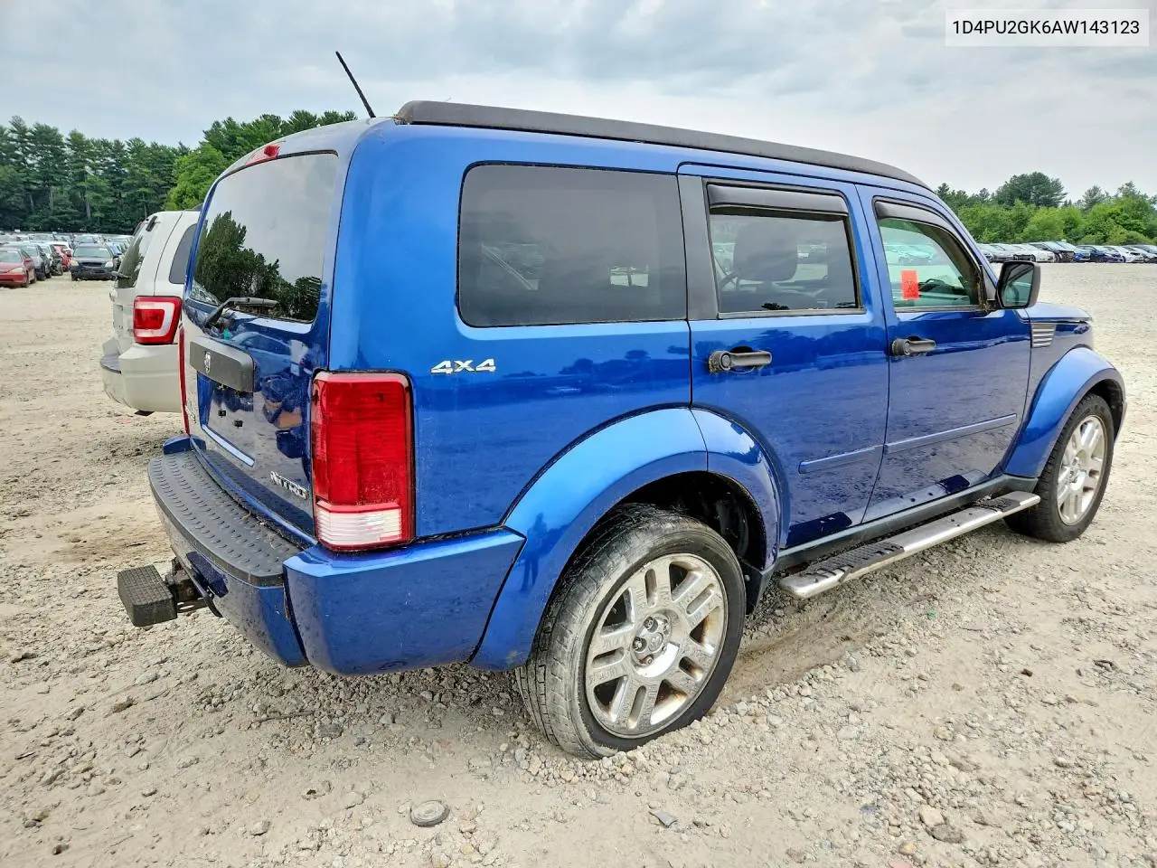 2010 Dodge Nitro Se VIN: 1D4PU2GK6AW143123 Lot: 61724676