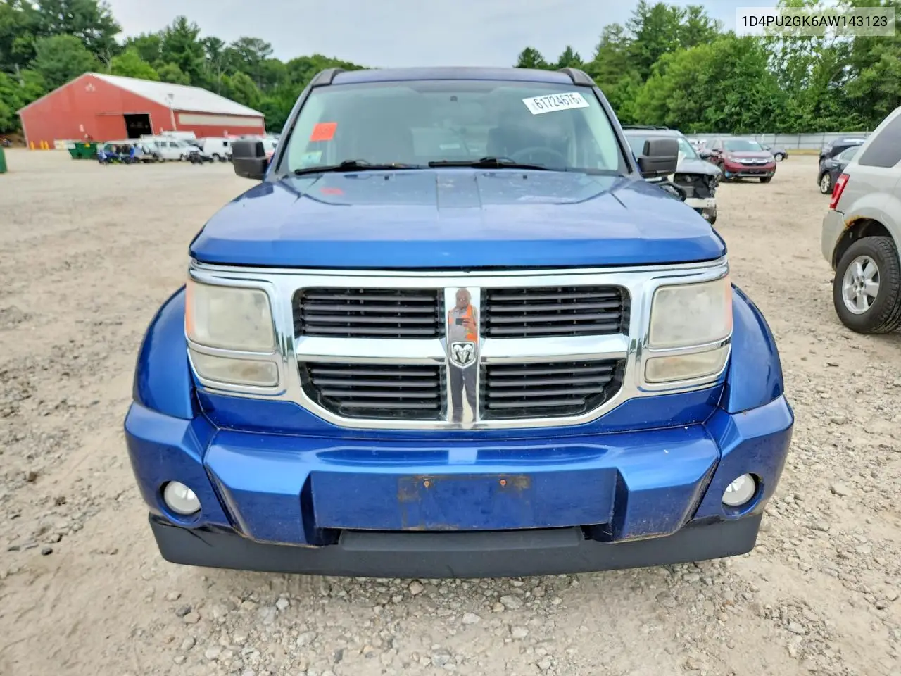 2010 Dodge Nitro Se VIN: 1D4PU2GK6AW143123 Lot: 61724676