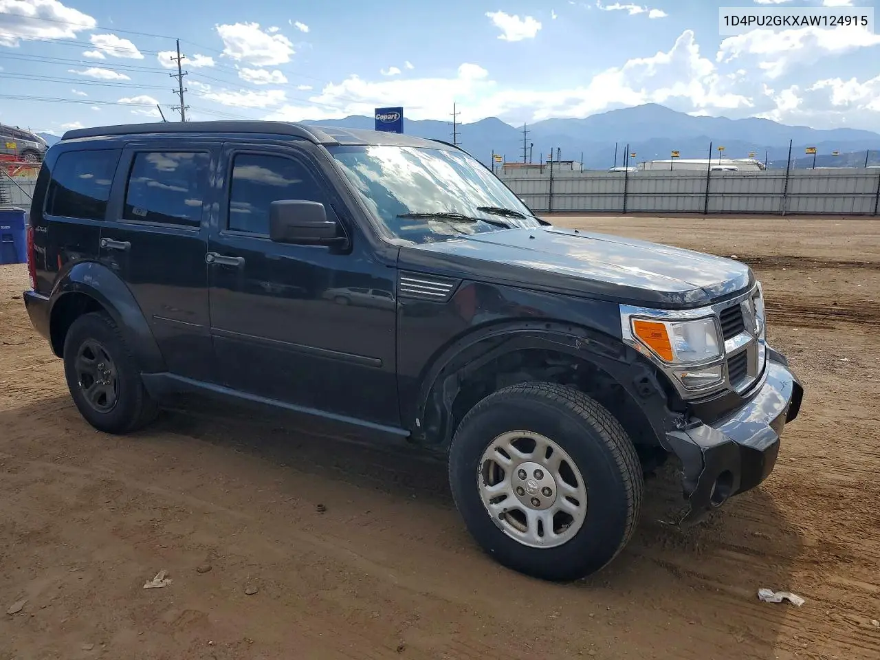 2010 Dodge Nitro Se VIN: 1D4PU2GKXAW124915 Lot: 61863016