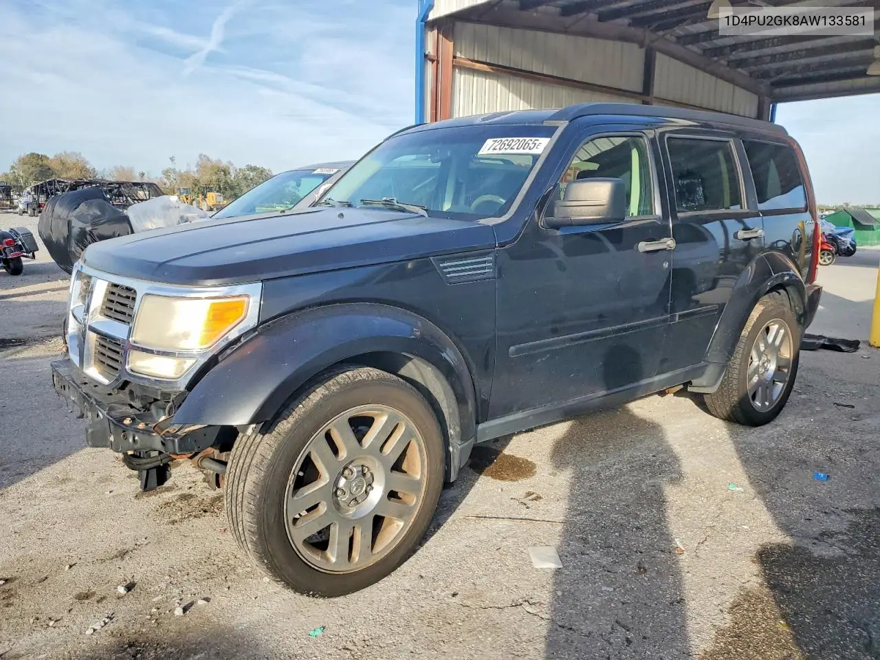 2010 Dodge Nitro Se VIN: 1D4PU2GK8AW133581 Lot: 72692065