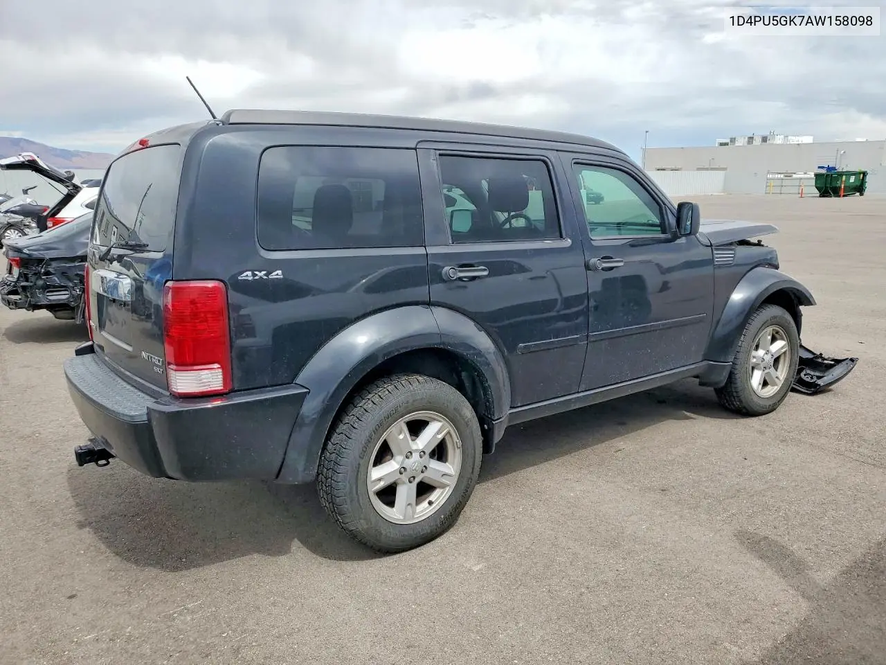 2010 Dodge Nitro Sxt VIN: 1D4PU5GK7AW158098 Lot: 85984395