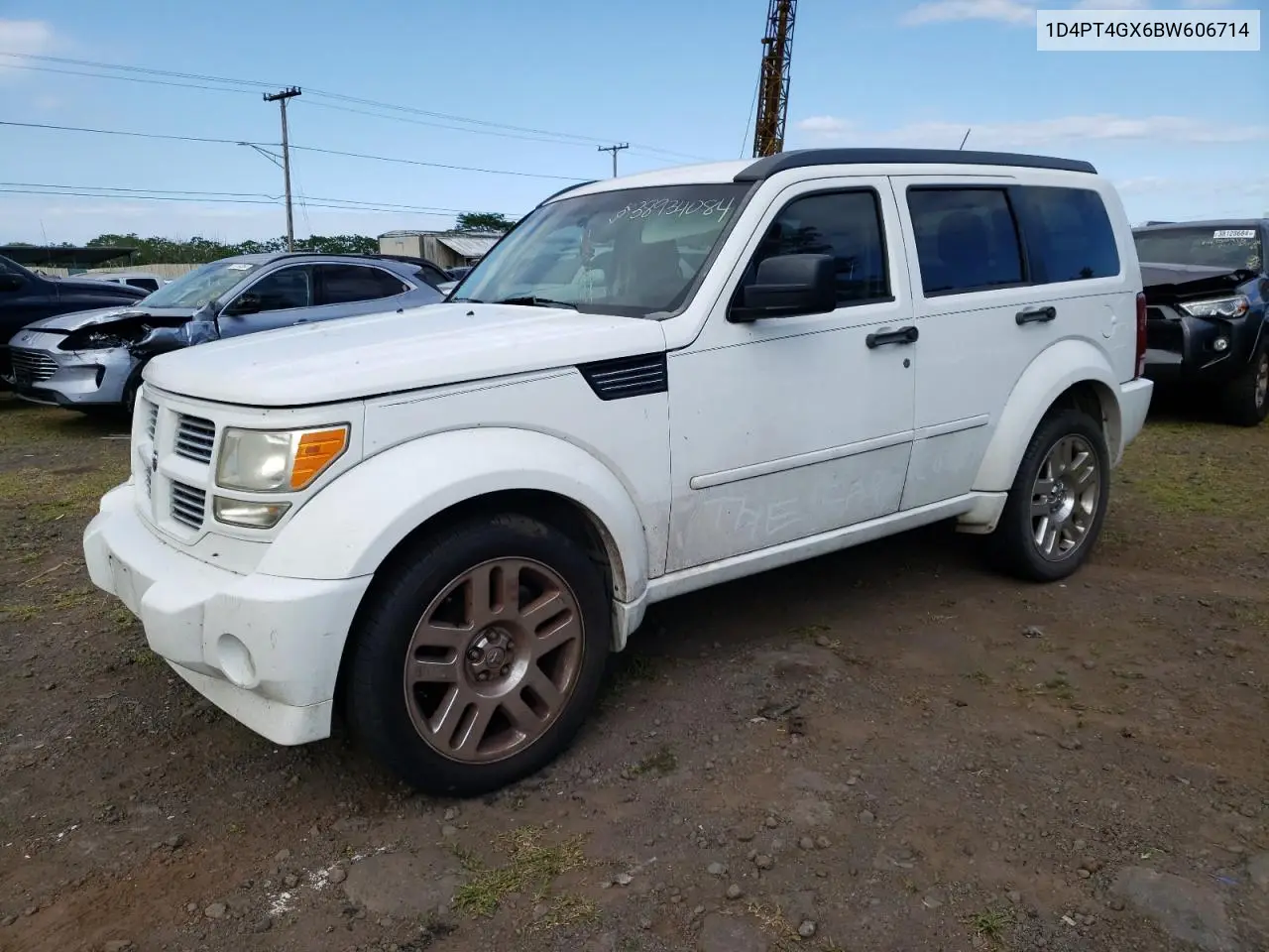 2011 Dodge Nitro Heat VIN: 1D4PT4GX6BW606714 Lot: 38934084