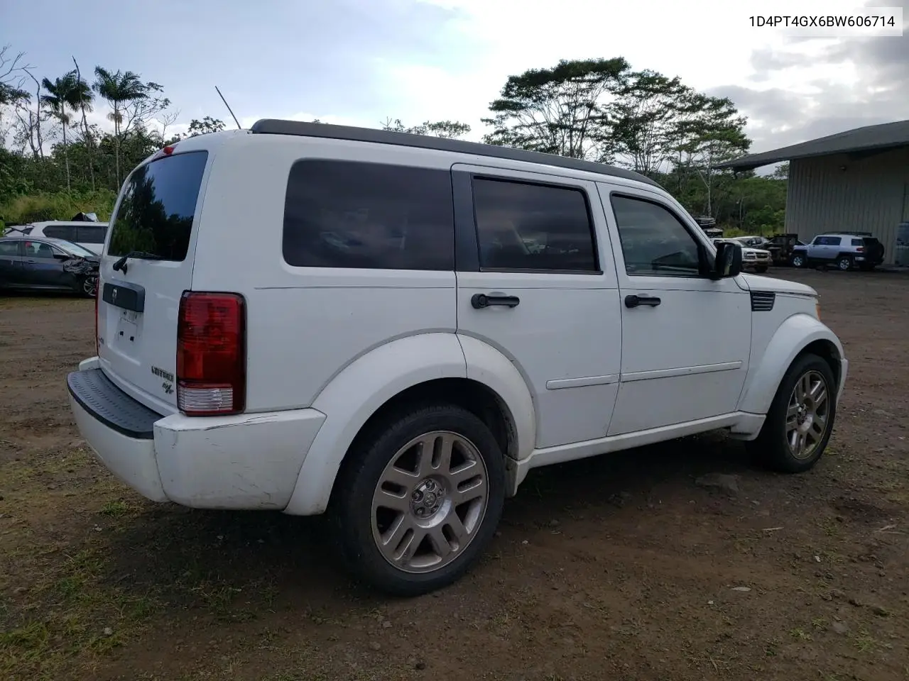 2011 Dodge Nitro Heat VIN: 1D4PT4GX6BW606714 Lot: 38934084
