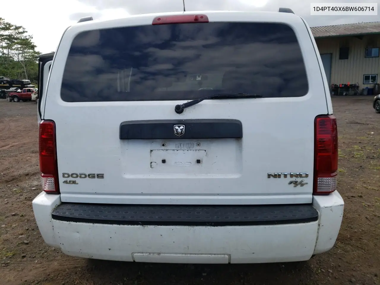 2011 Dodge Nitro Heat VIN: 1D4PT4GX6BW606714 Lot: 38934084