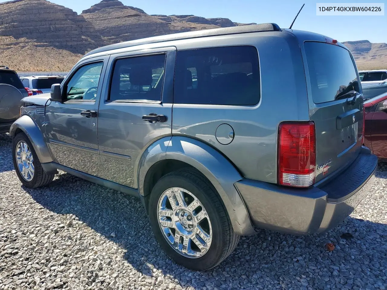 2011 Dodge Nitro Heat VIN: 1D4PT4GKXBW604226 Lot: 49621976