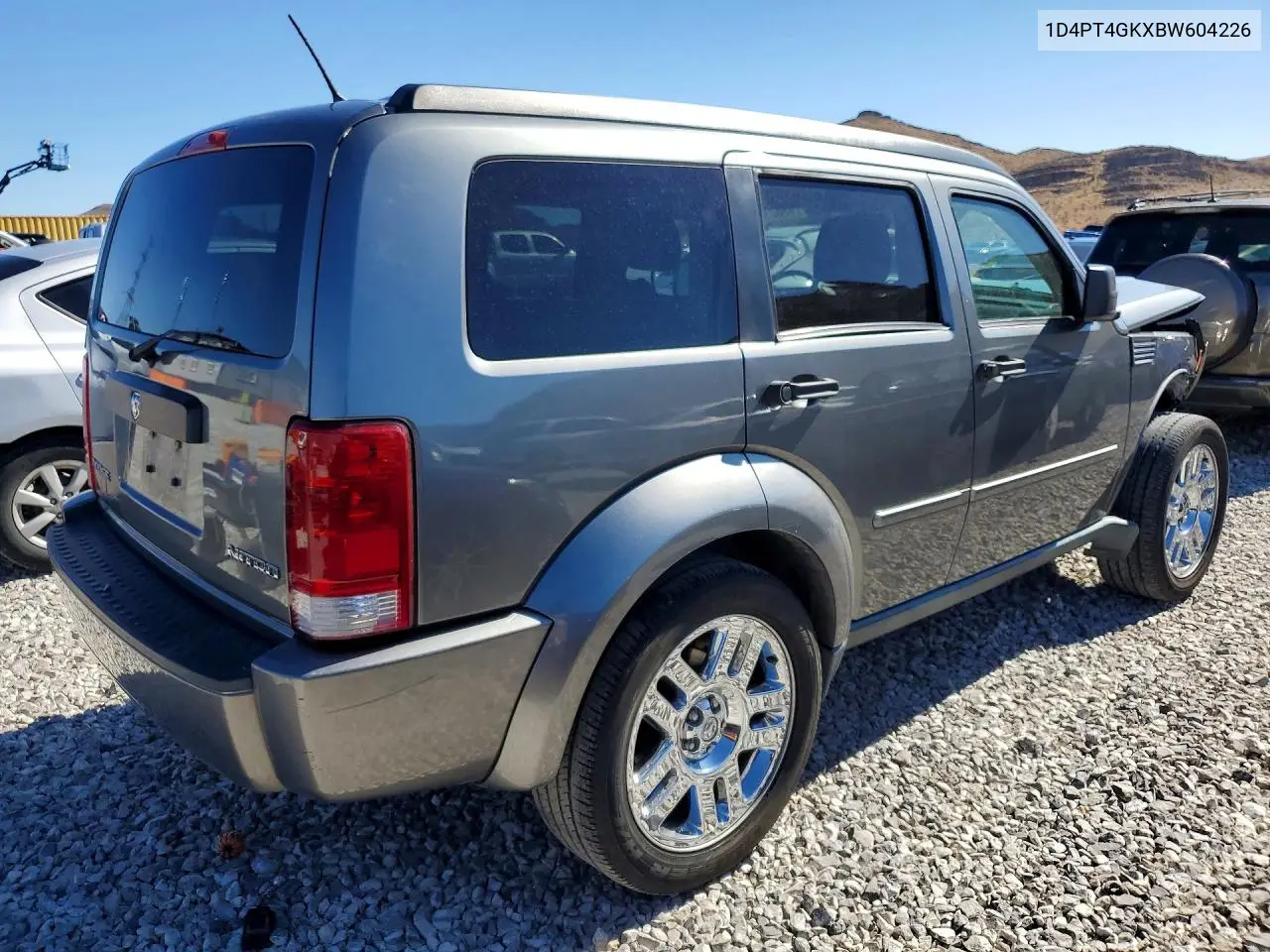 2011 Dodge Nitro Heat VIN: 1D4PT4GKXBW604226 Lot: 49621976