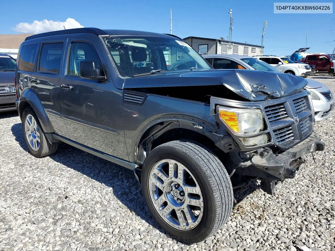 2011 Dodge Nitro Heat VIN: 1D4PT4GKXBW604226 Lot: 49621976