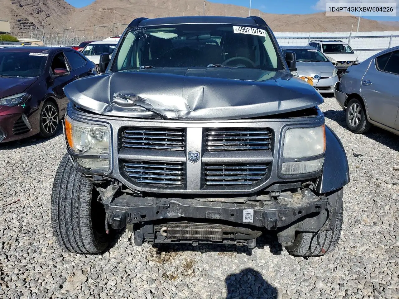2011 Dodge Nitro Heat VIN: 1D4PT4GKXBW604226 Lot: 49621976