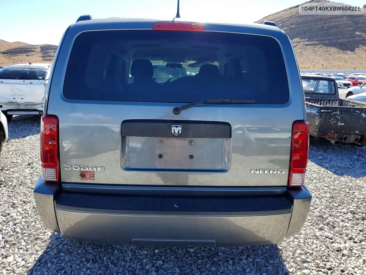 2011 Dodge Nitro Heat VIN: 1D4PT4GKXBW604226 Lot: 49621976