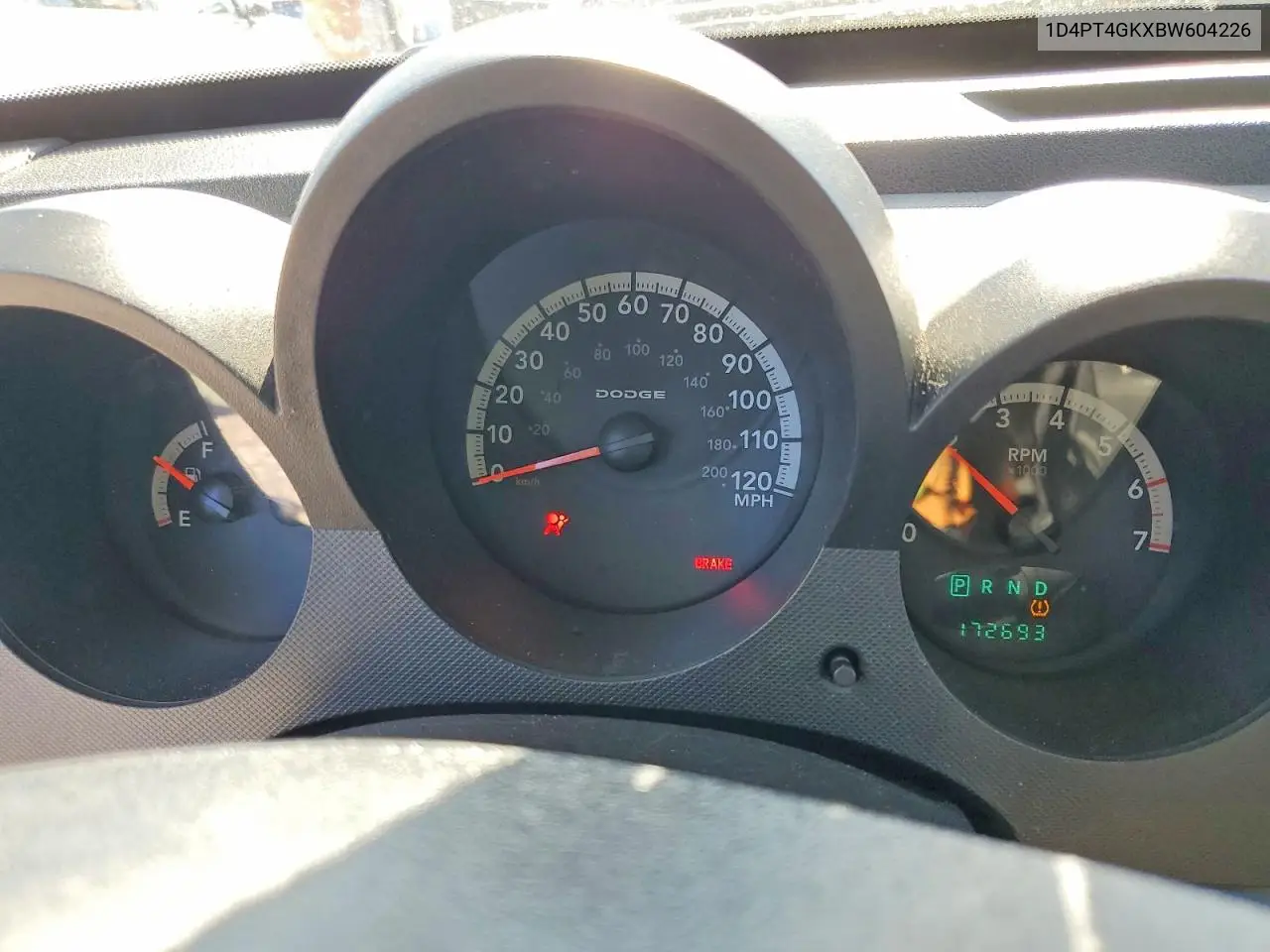 2011 Dodge Nitro Heat VIN: 1D4PT4GKXBW604226 Lot: 49621976