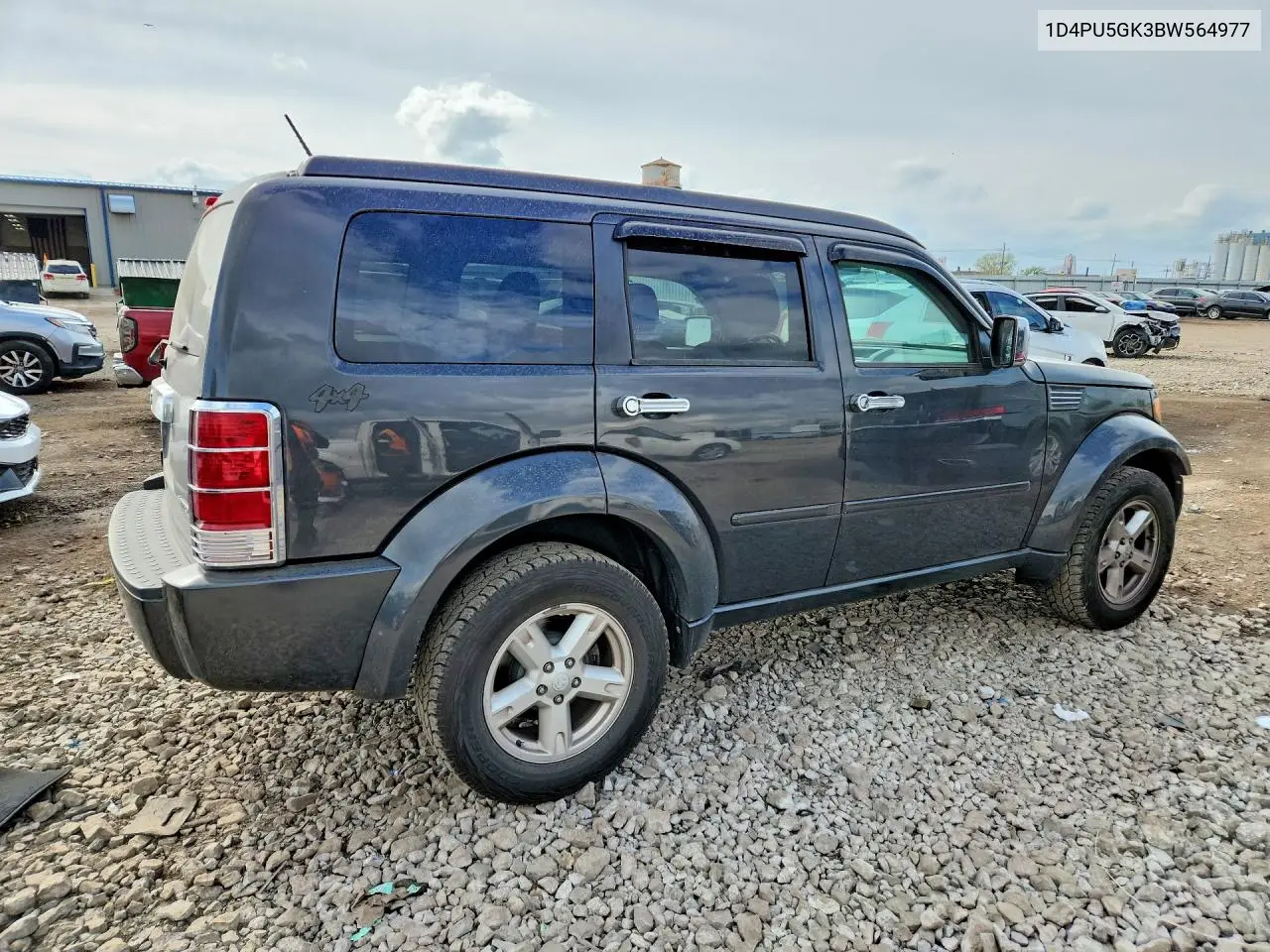 2011 Dodge Nitro Sxt VIN: 1D4PU5GK3BW564977 Lot: 51164906