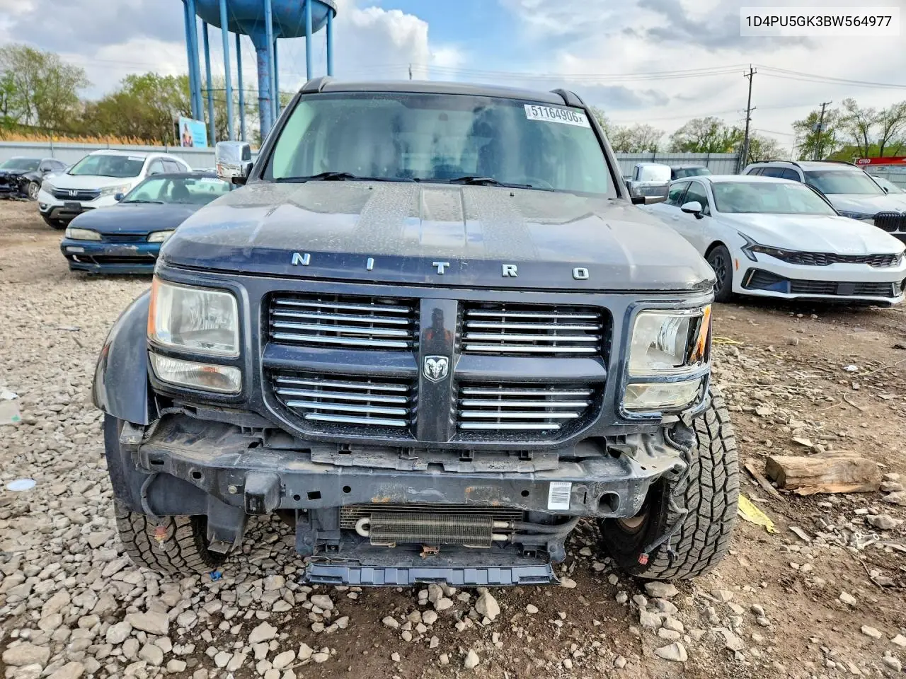 2011 Dodge Nitro Sxt VIN: 1D4PU5GK3BW564977 Lot: 51164906