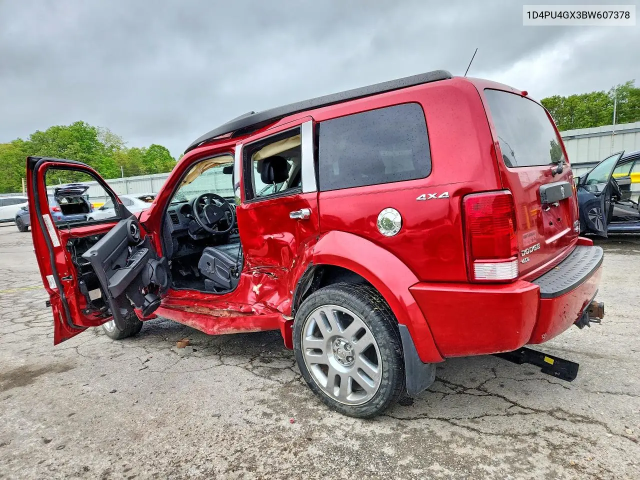 2011 Dodge Nitro Heat VIN: 1D4PU4GX3BW607378 Lot: 51777646