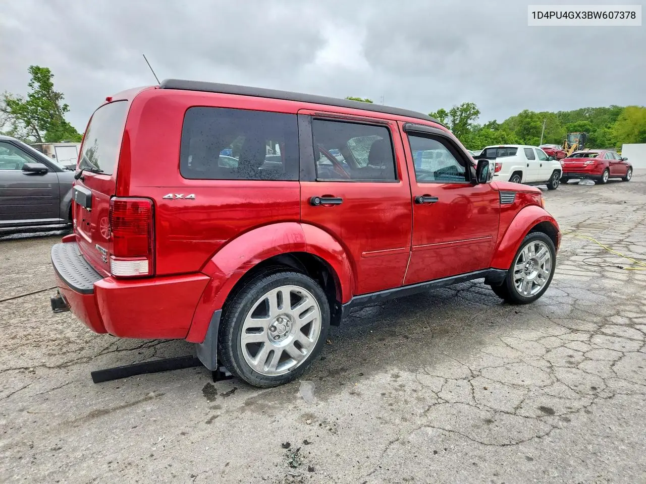 2011 Dodge Nitro Heat VIN: 1D4PU4GX3BW607378 Lot: 51777646