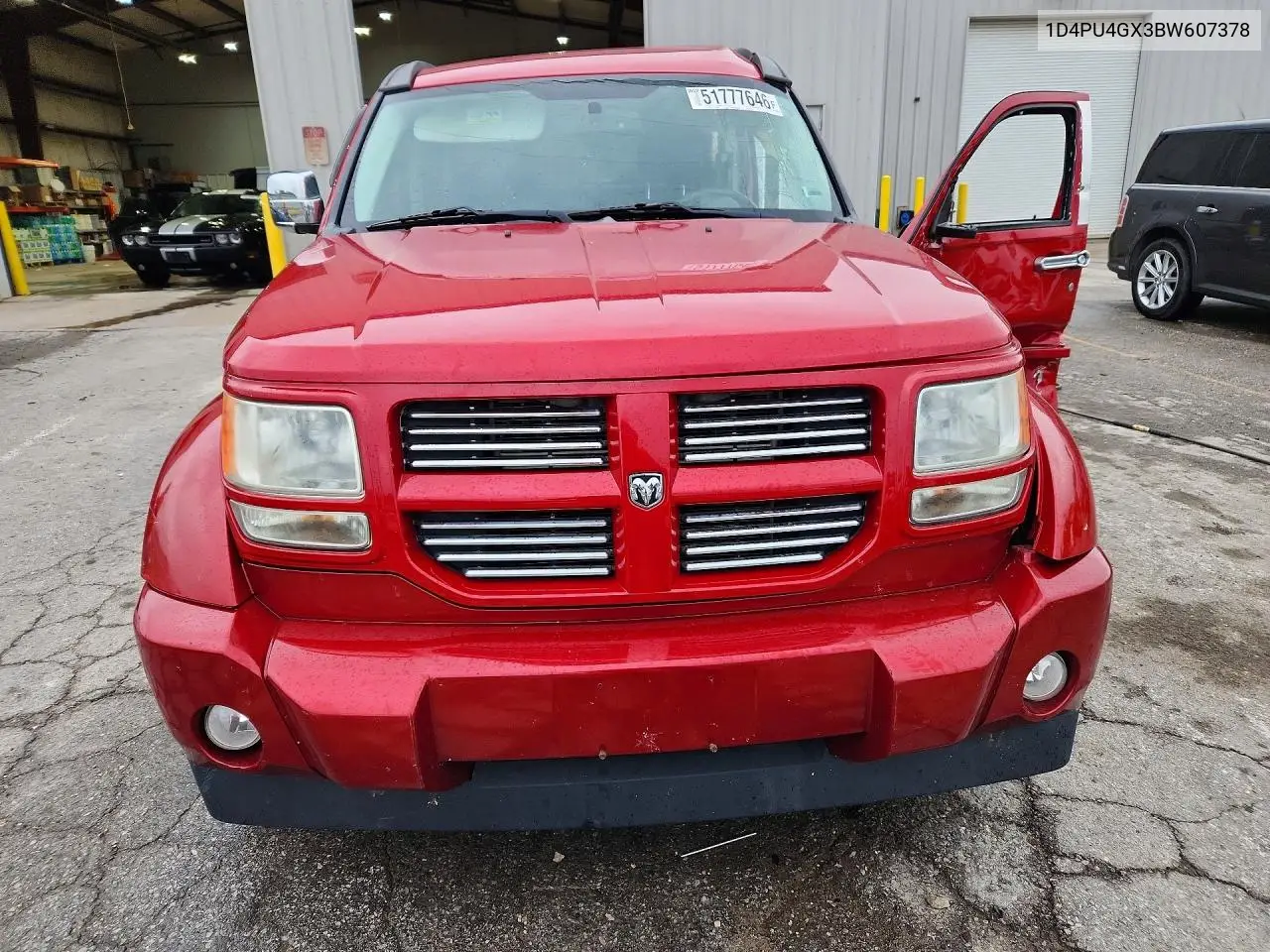 2011 Dodge Nitro Heat VIN: 1D4PU4GX3BW607378 Lot: 51777646