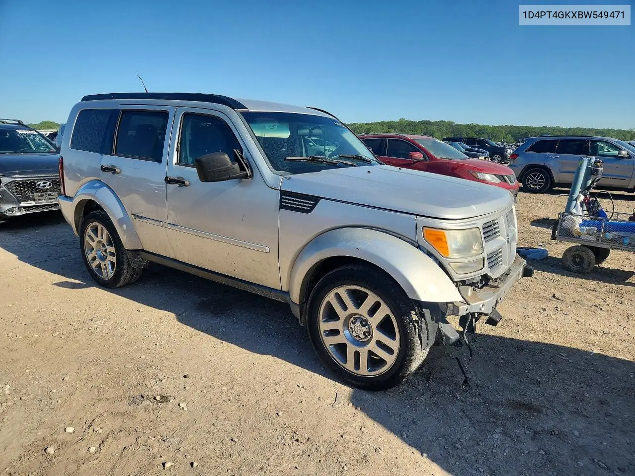 2011 Dodge Nitro Heat VIN: 1D4PT4GKXBW549471 Lot: 54543506