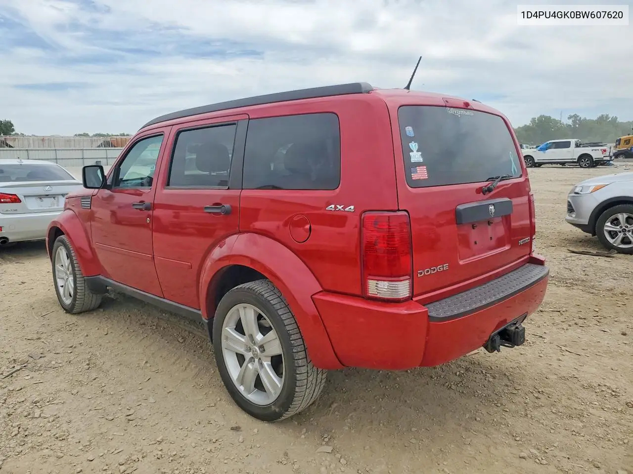 2011 Dodge Nitro Heat VIN: 1D4PU4GK0BW607620 Lot: 54910356
